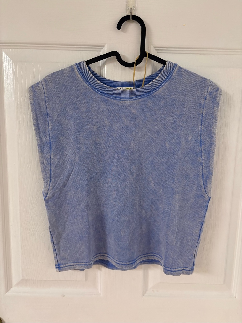 NEW aerie Light Blue Mineral-Wash Sleeveless Tank